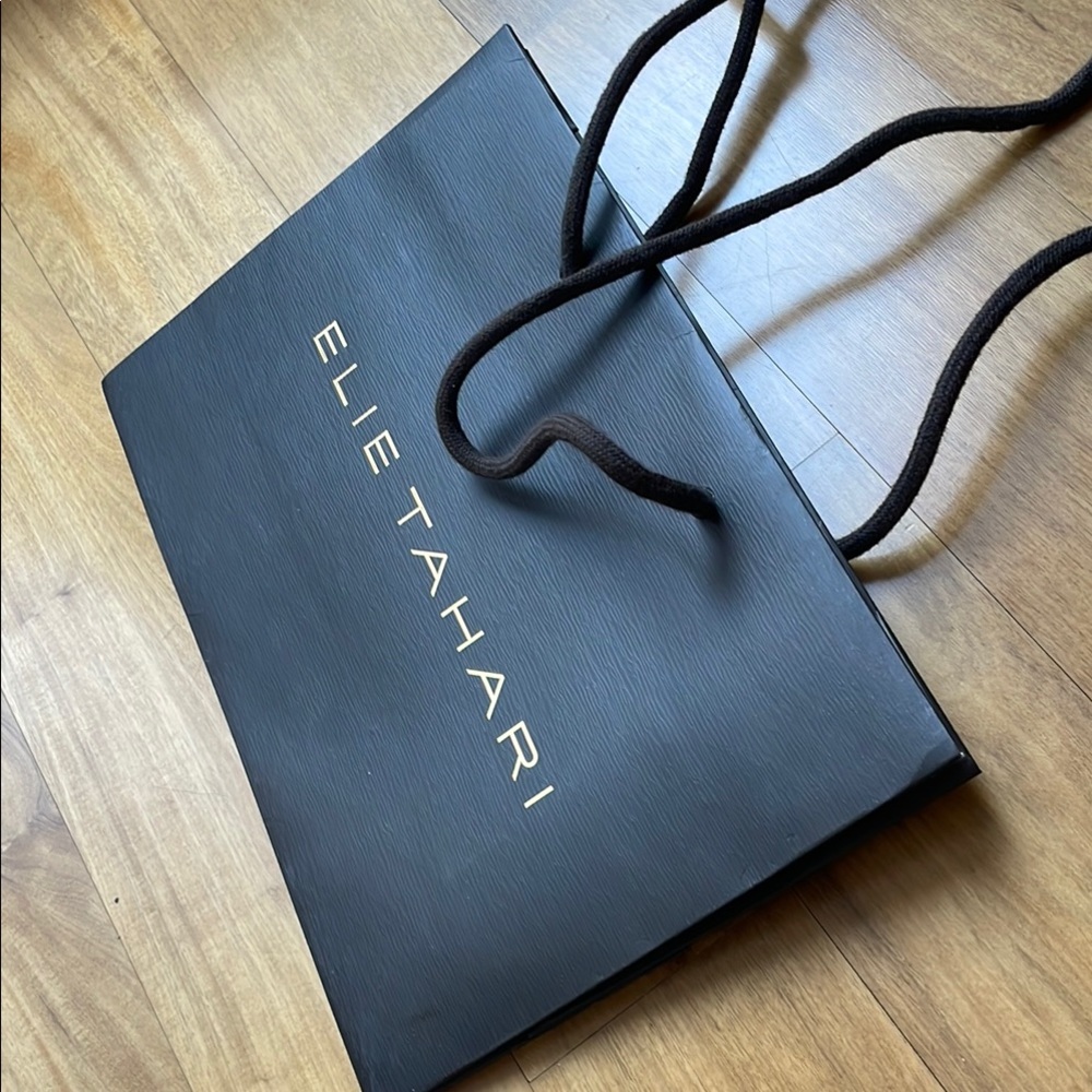 Elie Tahari small shopping bag